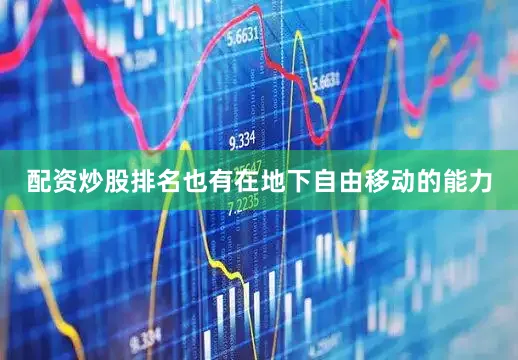 配资炒股排名也有在地下自由移动的能力