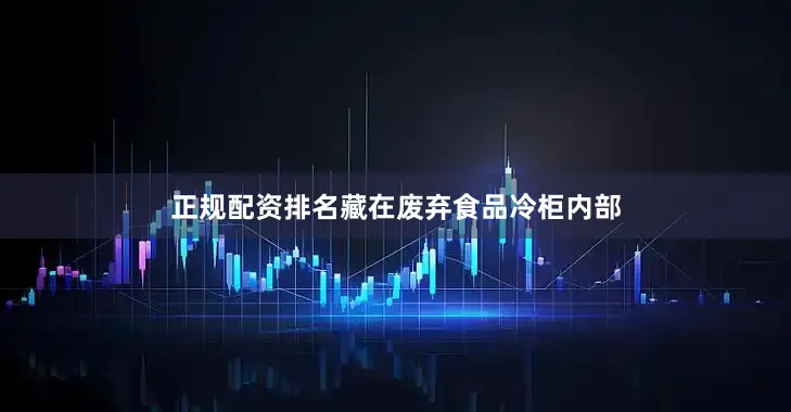 正规配资排名藏在废弃食品冷柜内部
